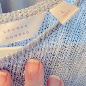 Formal dress, shimmery.